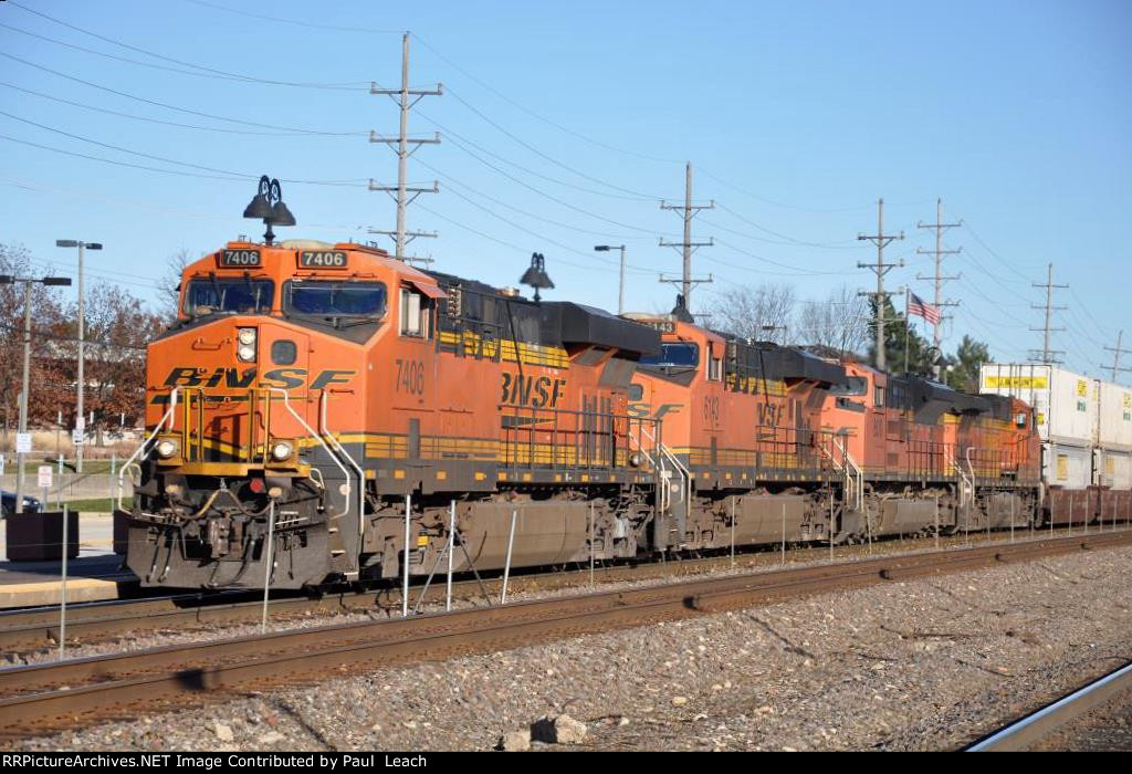 Intermodal races west on the Racetrack